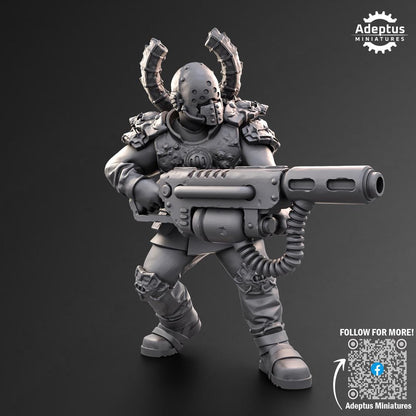 Adeptus Miniatures Dark Krocs. Special Weapons Renegades and Heretics (Custom Order) - product image 3 of 6