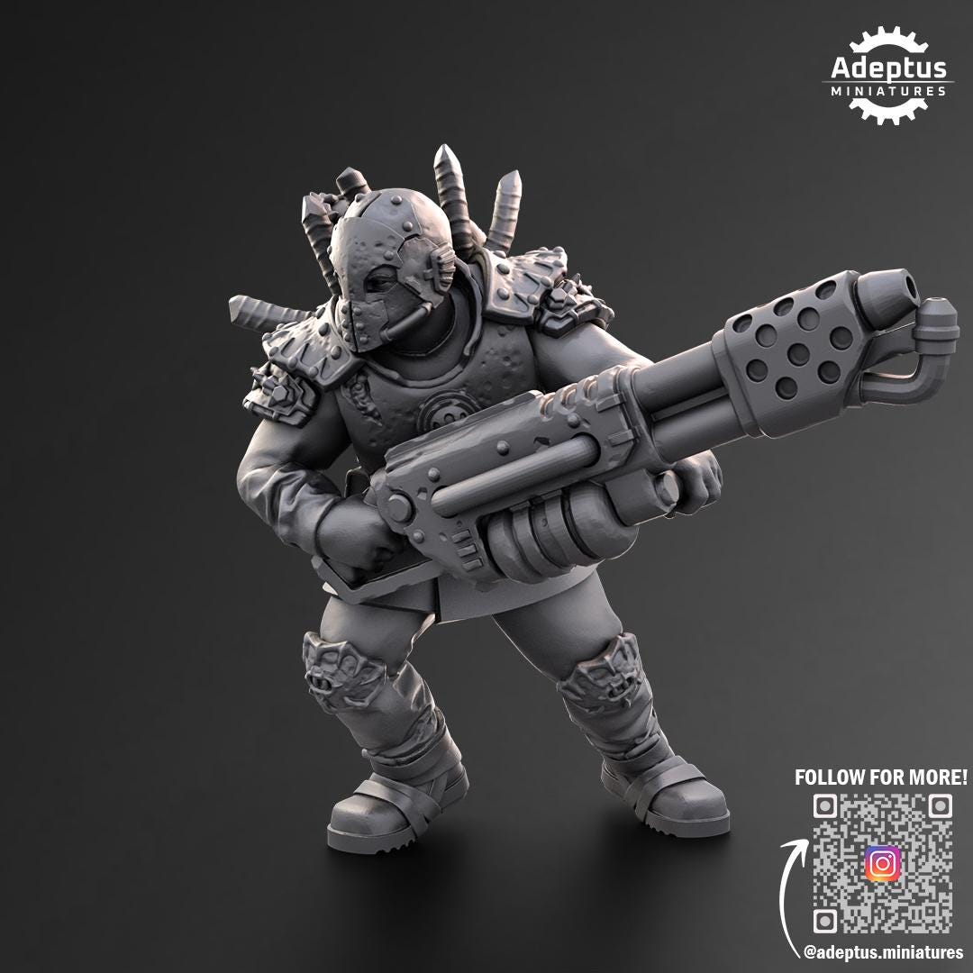 Adeptus Miniatures Dark Krocs. Special Weapons Renegades and Heretics (Custom Order) - product image 4 of 6
