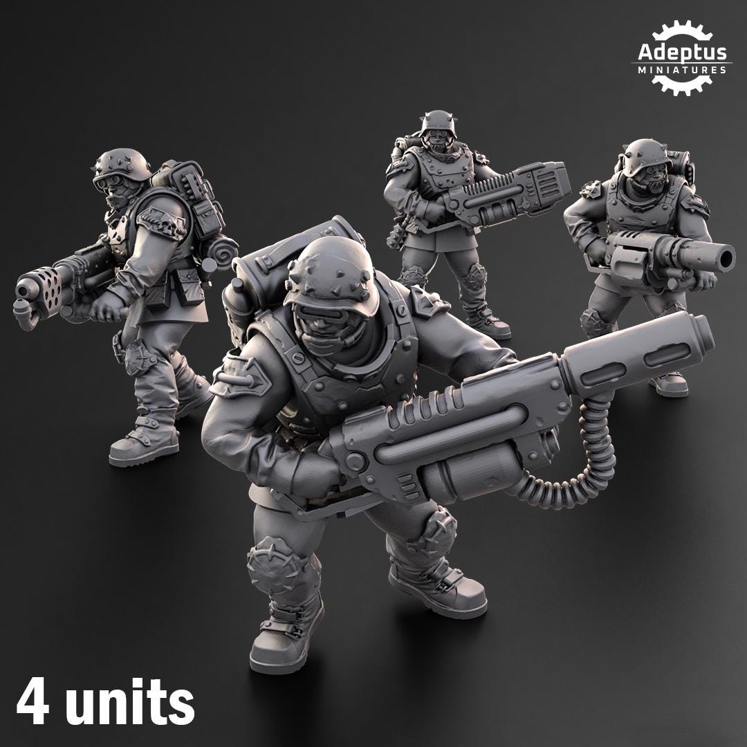 Adeptus Miniatures The Sons of Iron. Special Weapons Renegades and Heretics (Custom Order) - product image 1 of 6