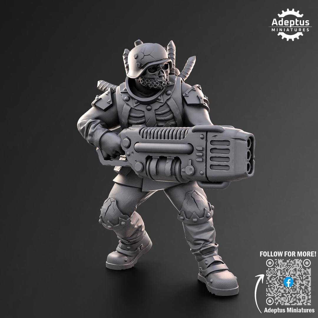 Adeptus Miniatures Varrox Regiment. Special Weapons Renegades and Heretics (Custom Order) - product image 3 of 6