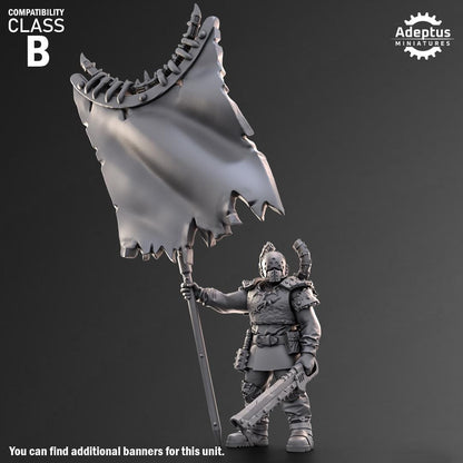 Adeptus Miniatures Dark Krocs. Command Squad Renegades and Heretics (Custom Order) - product image 2 of 8