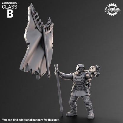 Adeptus Miniatures Sons of Iron. Command Squad Renegades and Heretics (Custom Order) - product image 3 of 8