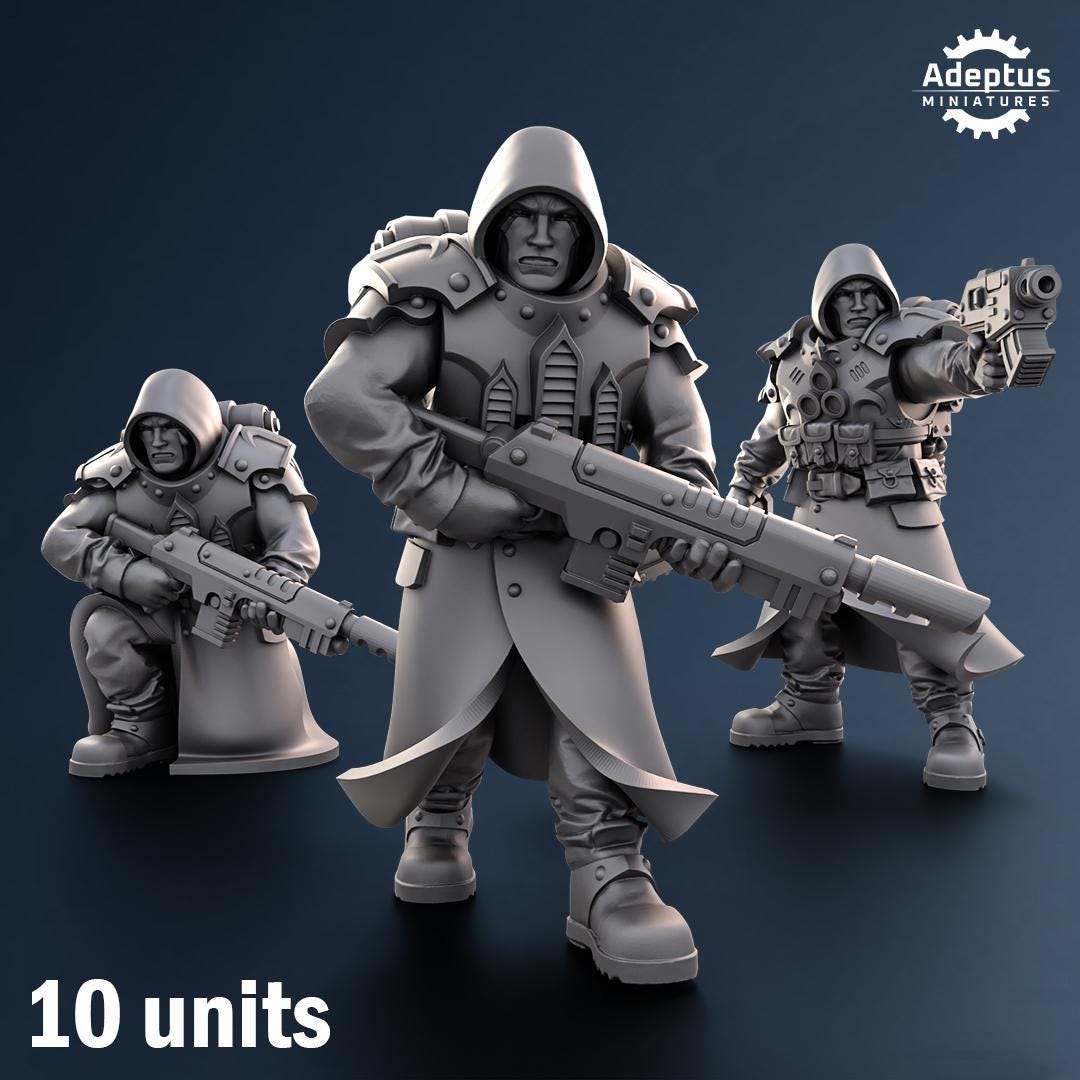 Adeptus Miniatures Janissaries Regiment Infantry Squad (Custom Order) - product image 1 of 5