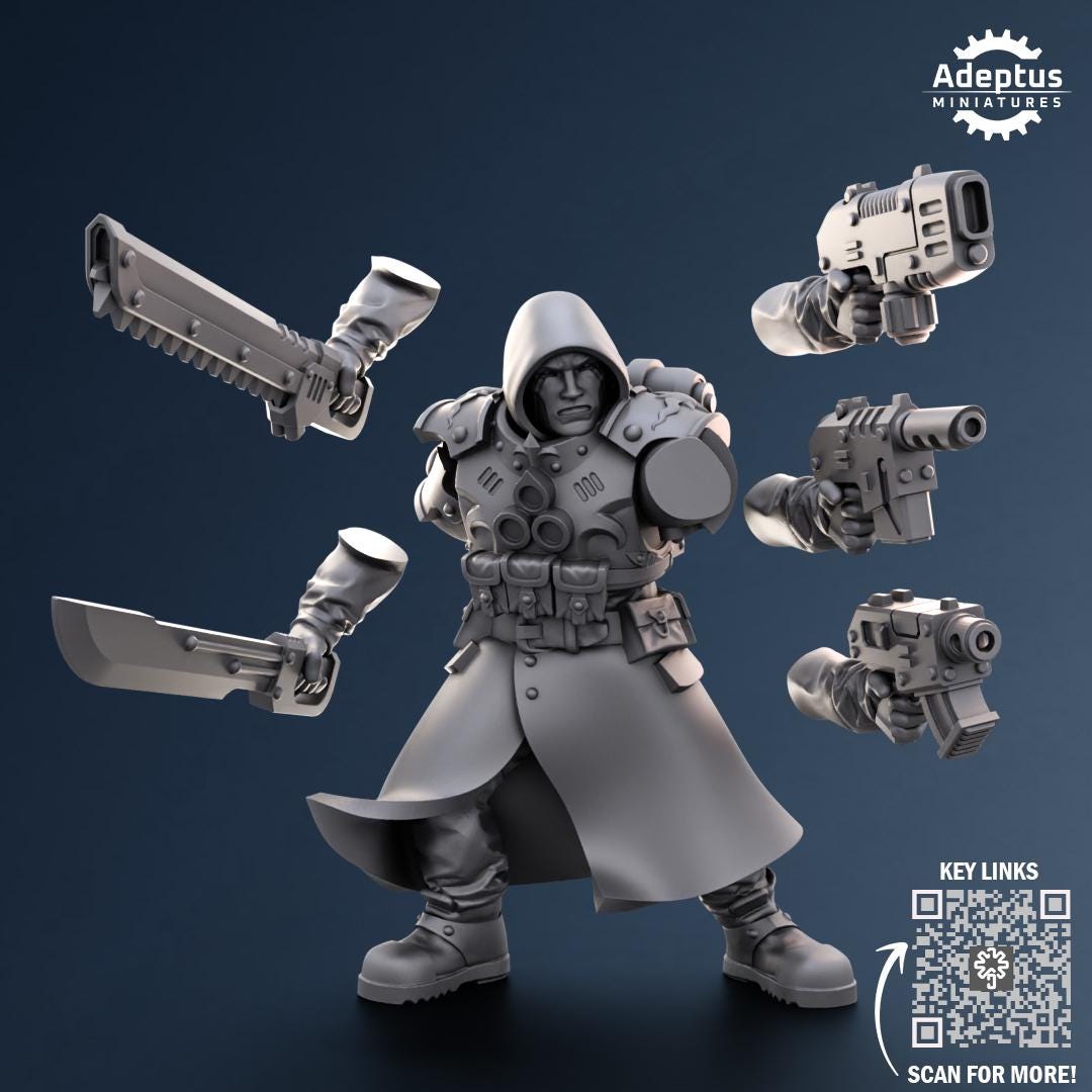 Adeptus Miniatures Janissaries Regiment Command Squad (Custom Order) - product image 7 of 10