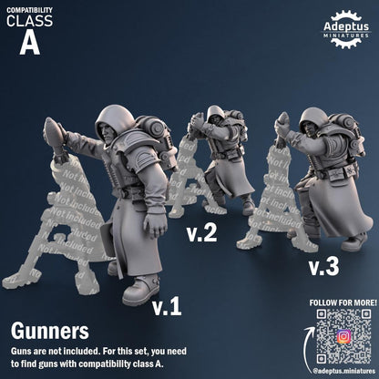 Adeptus Miniatures Janissaries Regiment Heavy Weapons Teams x3 (Custom Order) - product image 6 of 8