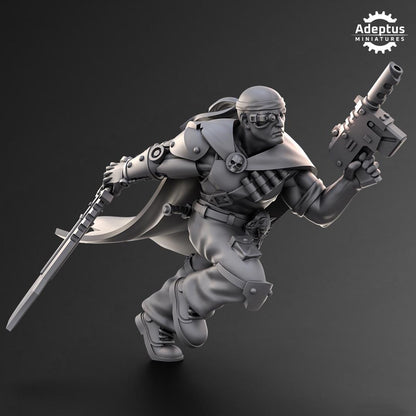 Adeptus Miniatures Commander Fang. Pose 2. Imperial Guard (Custom Order) - product image 1 of 3