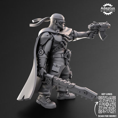Adeptus Miniatures Commander Fang. Pose 1. Imperial Guard (Custom Order) - product image 2 of 4