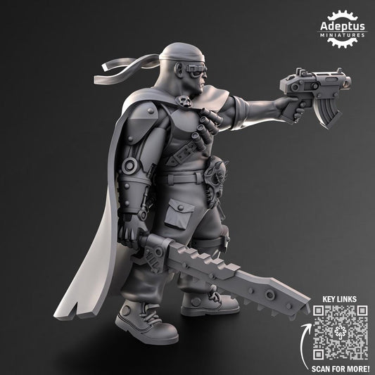Adeptus Miniatures Commander Fang. Pose 1. Imperial Guard (Custom Order) - product image 2 of 4