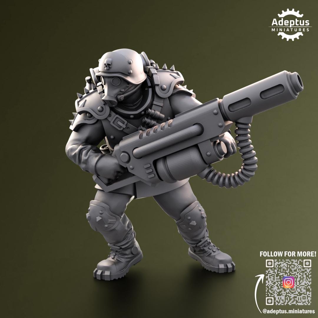 Adeptus Miniatures Grimstone Legion Special Weapons (Custom Order) - product image 4 of 5