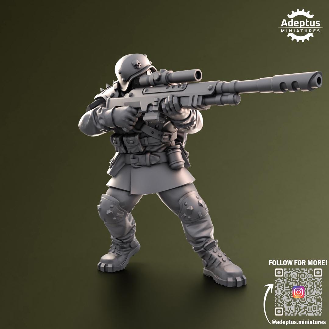 Adeptus Miniatures Grimstone Legion Snipers (Custom Order) - product image 3 of 5