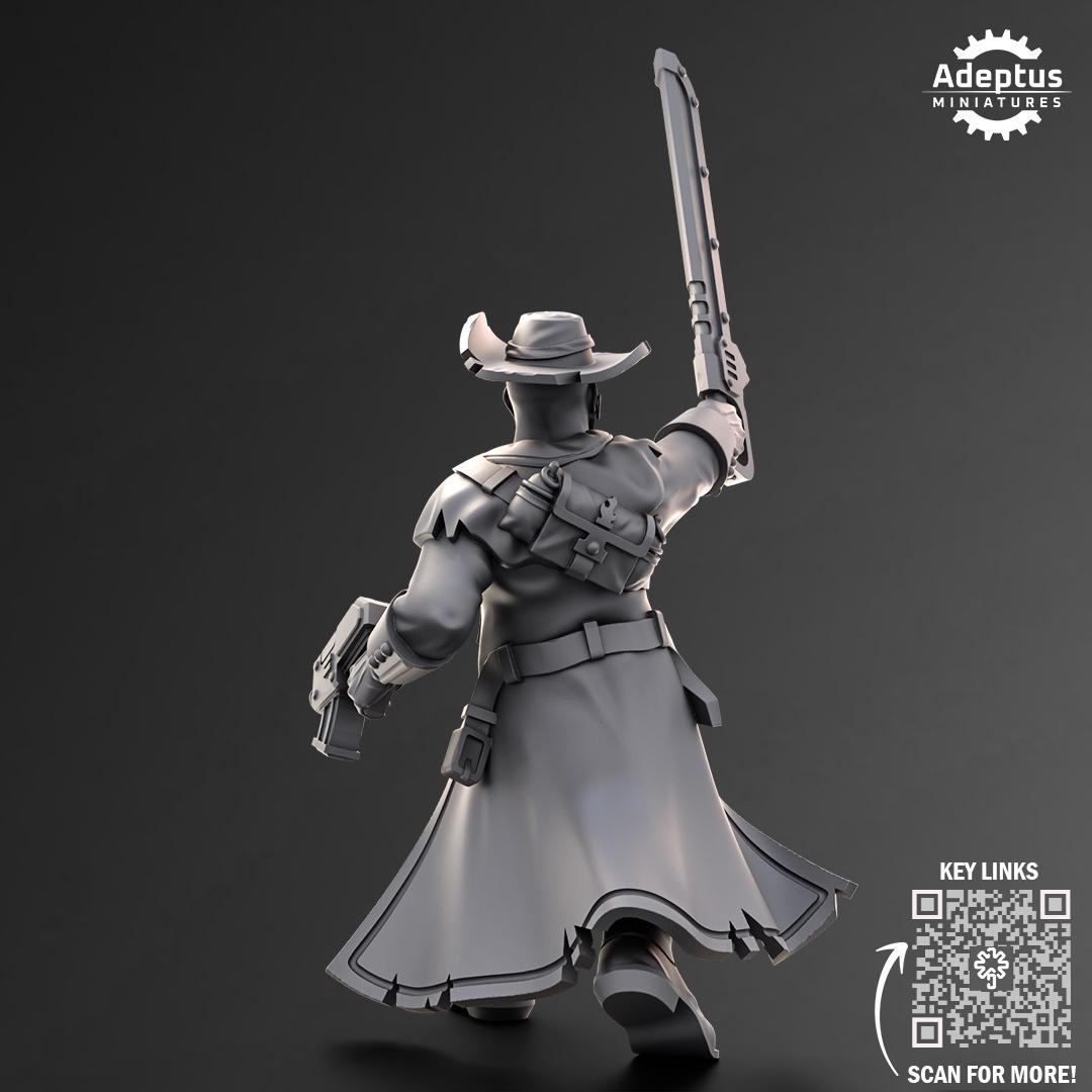 Adeptus Miniatures Inquisitor Ravena. Pose 2. Imperial Guard (Custom Order) - product image 2 of 3