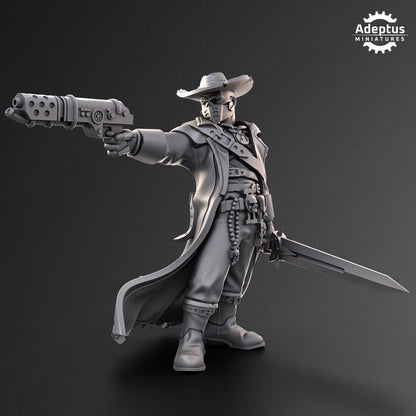 Adeptus Miniatures Inquisitor Ravena. Pose 1. Imperial Guard (Custom Order) - product image 1 of 4