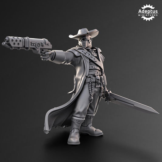 Adeptus Miniatures Inquisitor Ravena. Pose 1. Imperial Guard (Custom Order) - product image 1 of 4
