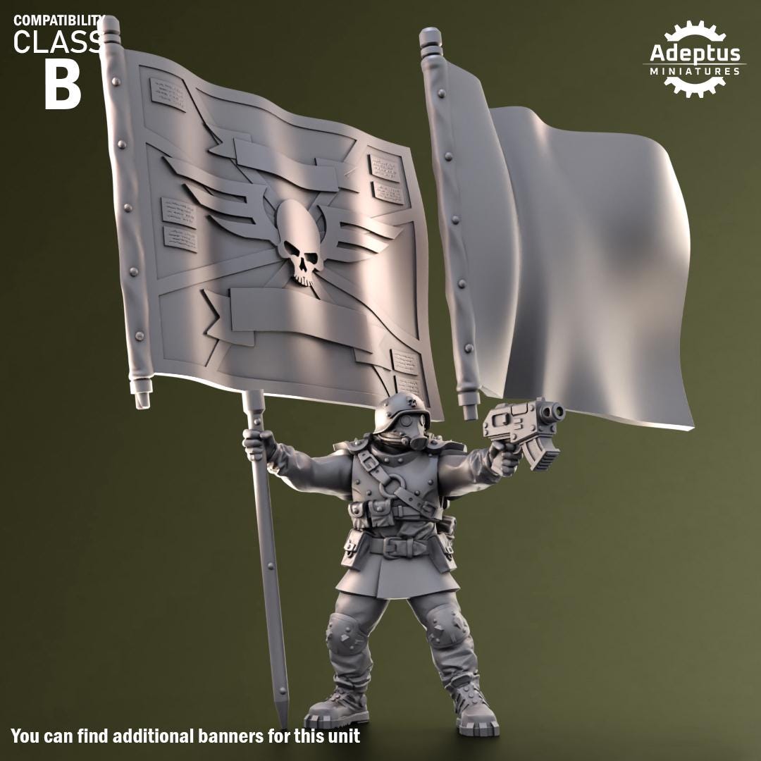 Adeptus Miniatures Grimstone Legion Command Squad (Custom Order) - product image 3 of 10