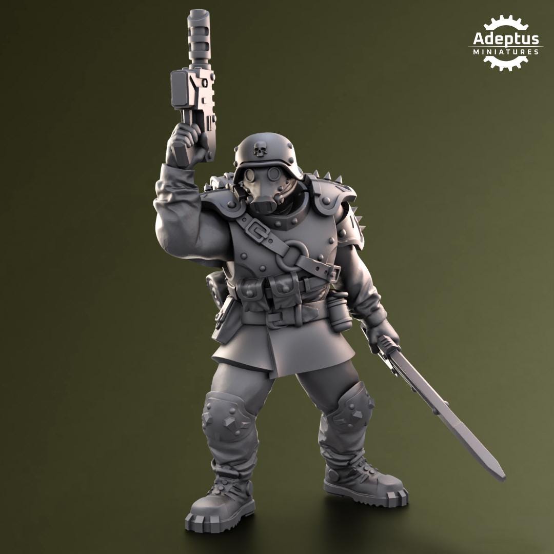 Adeptus Miniatures Grimstone Legion Command Squad (Custom Order) - product image 7 of 10