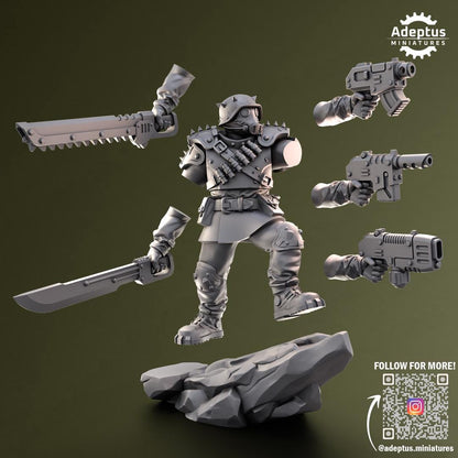 Adeptus Miniatures Grimstone Legion Command Squad (Custom Order) - product image 9 of 10