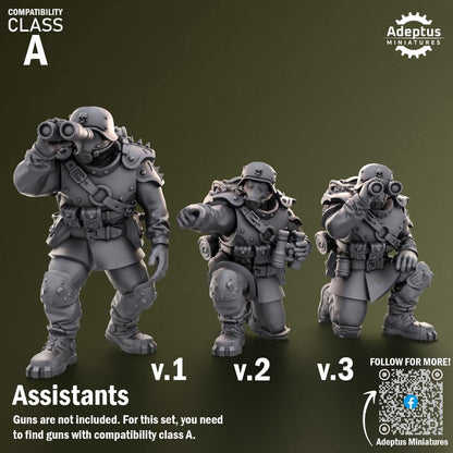 Adeptus Miniatures Grimstone Legion Heavy Weapons Teams x3 (Custom Order) - product image 7 of 8
