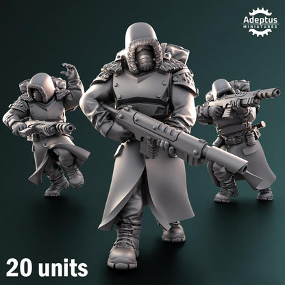 Adeptus Miniatures Frostguard Regiment Infantry Squad (Custom Order) - product image 1 of 7