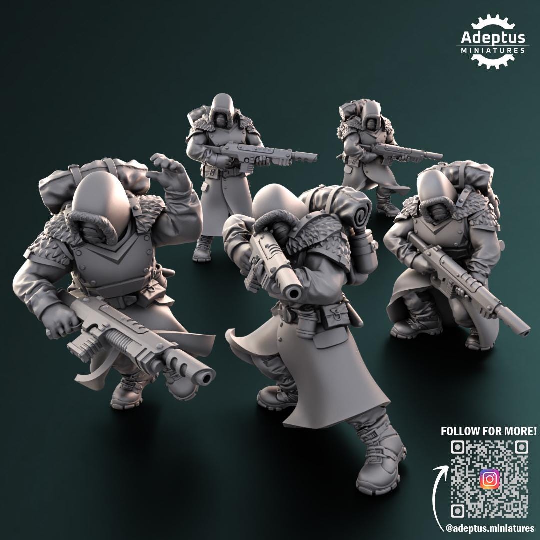 Adeptus Miniatures Frostguard Regiment Infantry Squad (Custom Order) - product image 6 of 7