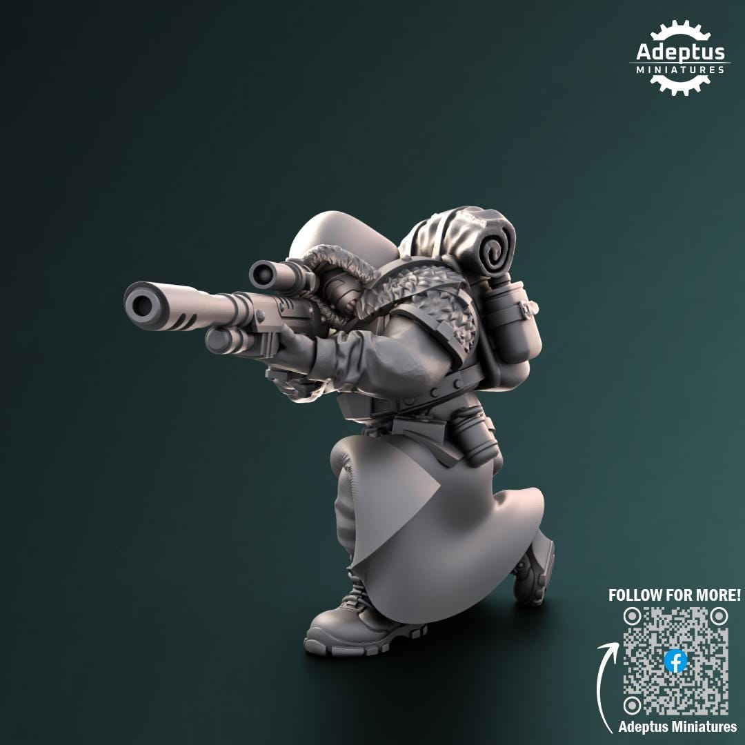 Adeptus Miniatures Frostguard Regiment Snipers (Custom Order) - product image 4 of 5