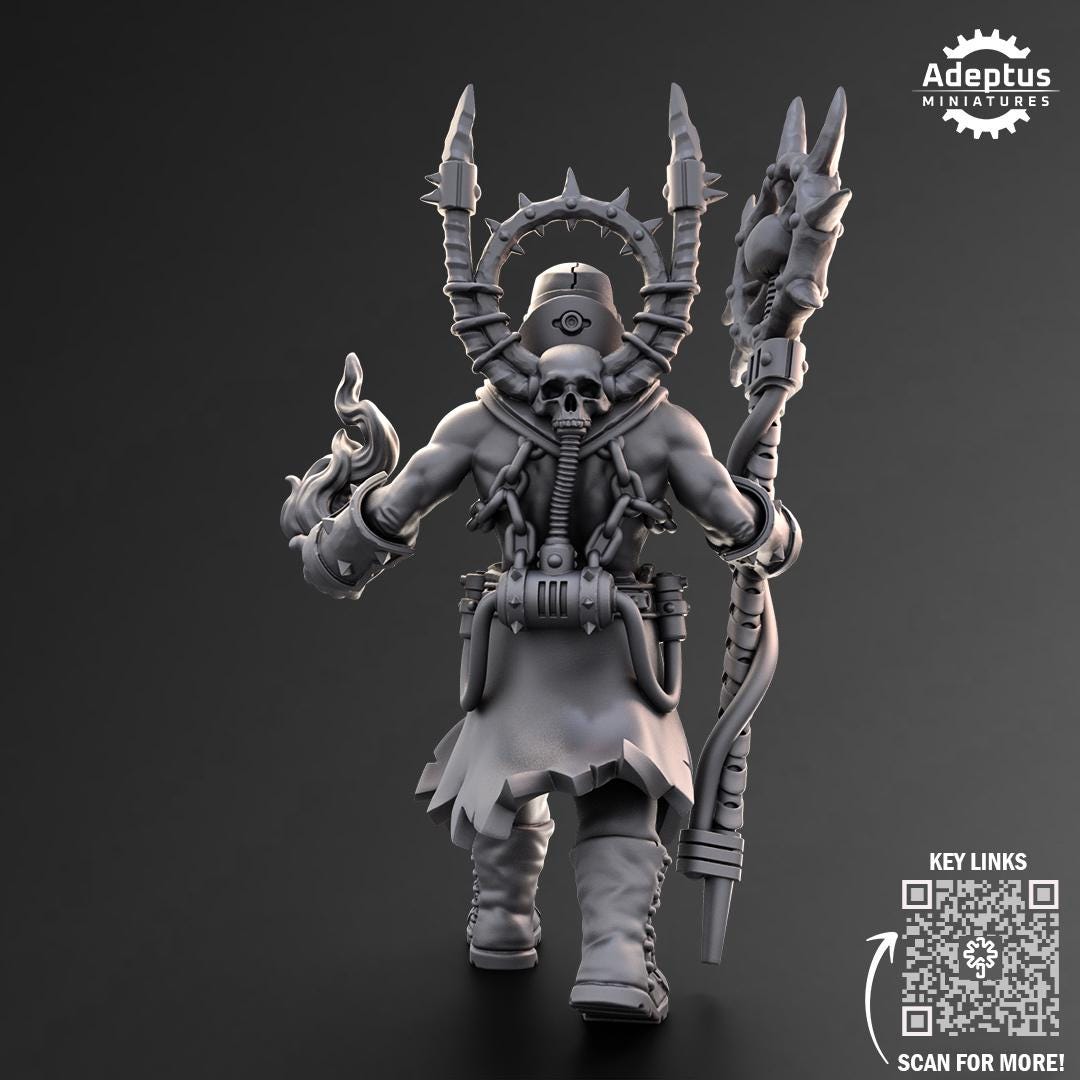 Adeptus Miniatures Shadowseer Psyker. Renegades and Heretics (Custom Order) - product image 2 of 3