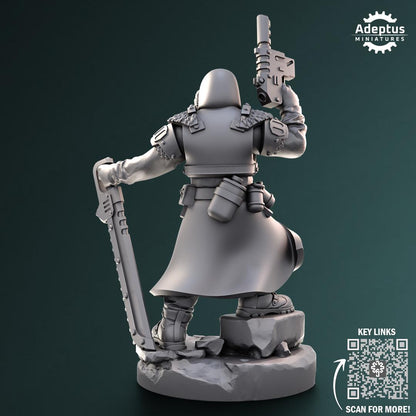 Adeptus Miniatures Frostguard Regiment Command Squad (Custom Order) - product image 9 of 10