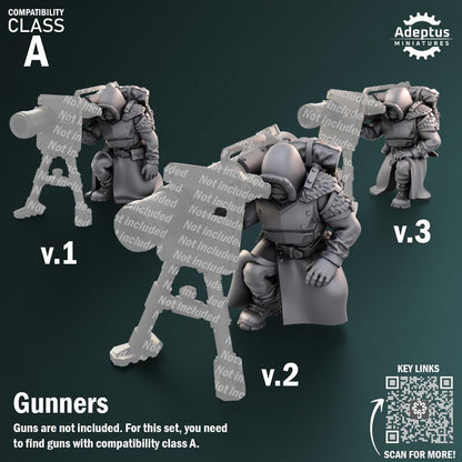 Adeptus Miniatures Frostguard Regiment Heavy Weapons Teams x3 (Custom Order) - product image 5 of 8
