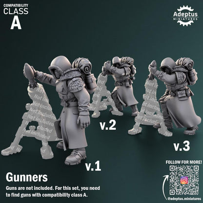 Adeptus Miniatures Frostguard Regiment Heavy Weapons Teams x3 (Custom Order) - product image 6 of 8
