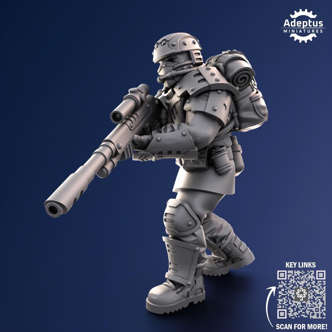 Adeptus Miniatures Steelstorm Regiment Snipers (Custom Order) - product image 4 of 5
