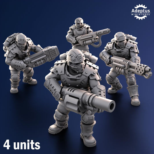 Adeptus Miniatures Steelstorm Regiment Special Weapons (Custom Order) - product image 1 of 5