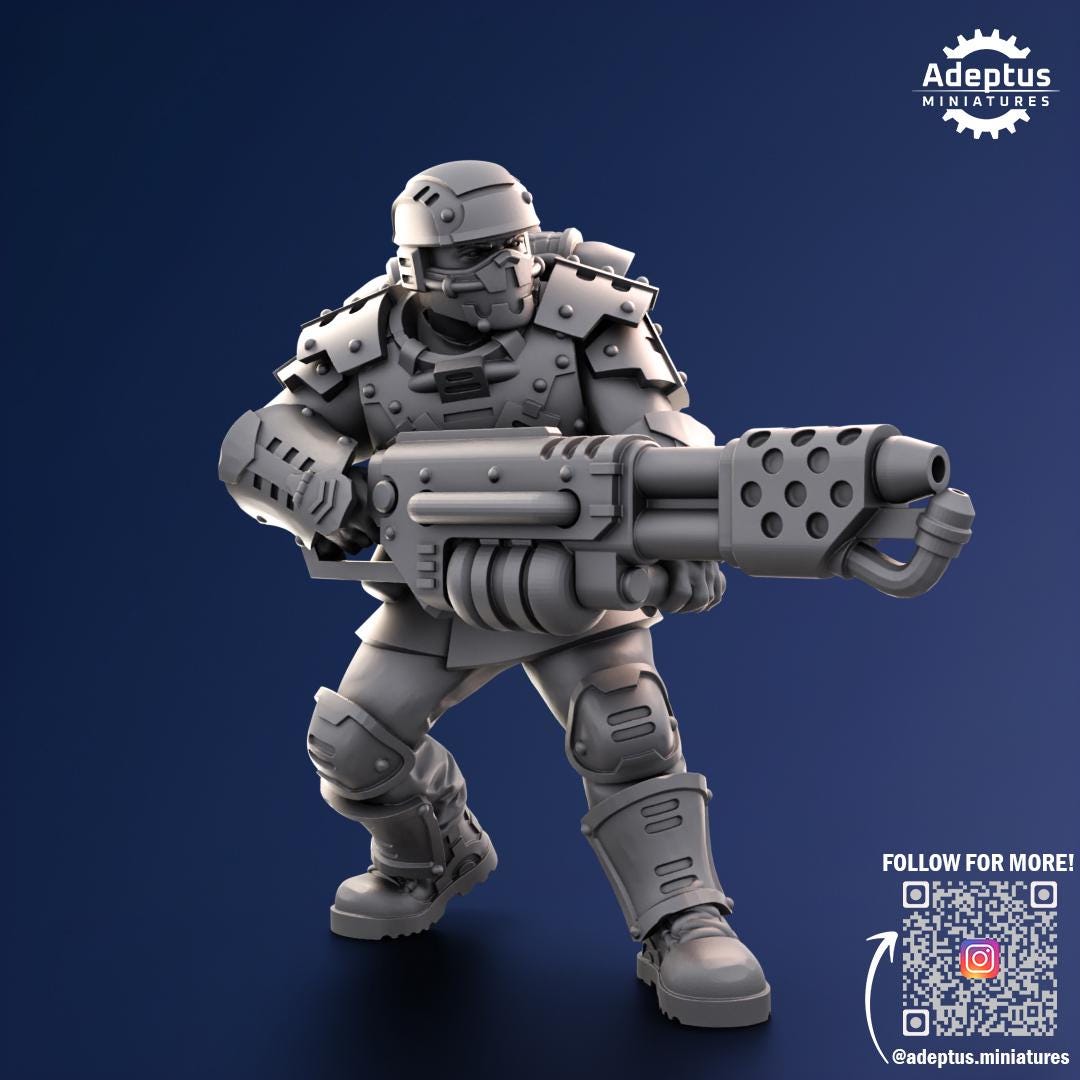 Adeptus Miniatures Steelstorm Regiment Special Weapons (Custom Order) - product image 3 of 5