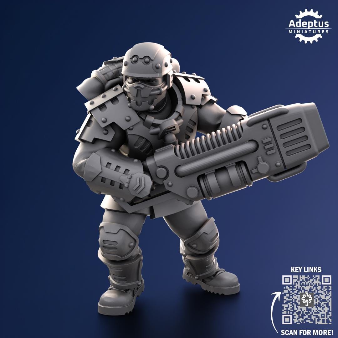 Adeptus Miniatures Steelstorm Regiment Special Weapons (Custom Order) - product image 4 of 5
