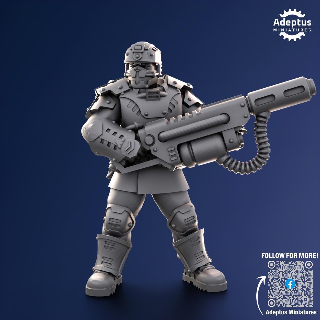 Adeptus Miniatures Steelstorm Regiment Special Weapons (Custom Order) - product image 5 of 5