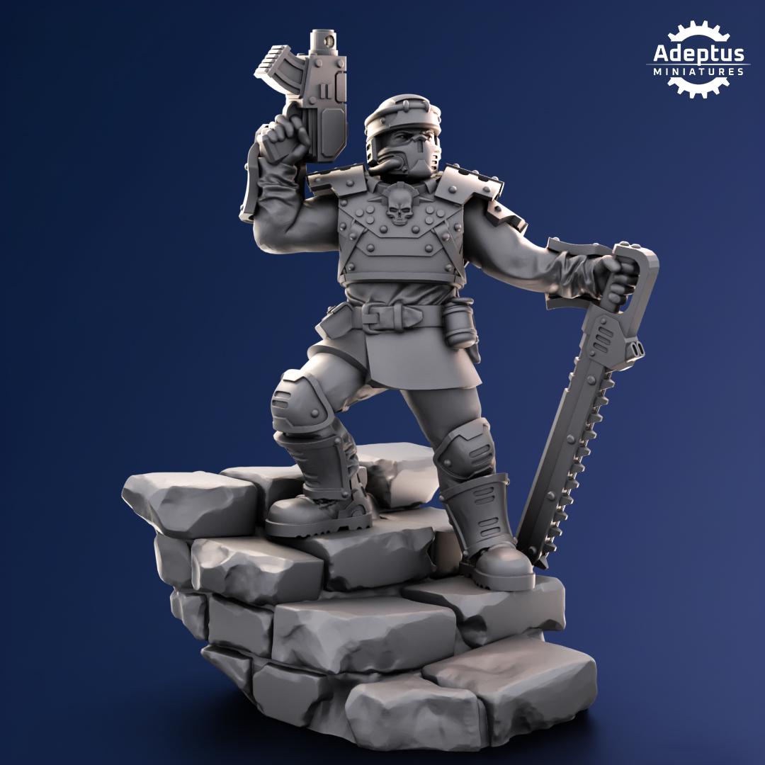 Adeptus Miniatures Steelstorm Regiment Command Squad (Custom Order) - product image 8 of 10