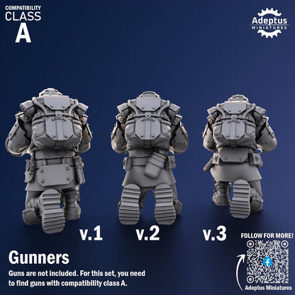 Adeptus Miniatures Steelstorm Regiment Heavy Weapons Teams x3 (Custom Order) - product image 4 of 8
