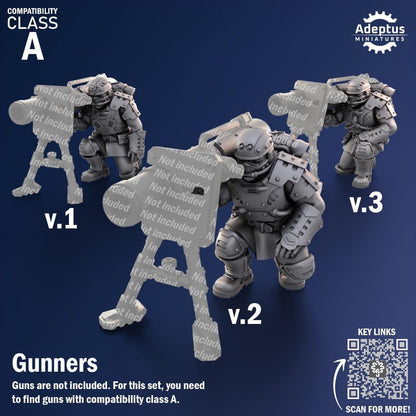Adeptus Miniatures Steelstorm Regiment Heavy Weapons Teams x3 (Custom Order) - product image 5 of 8