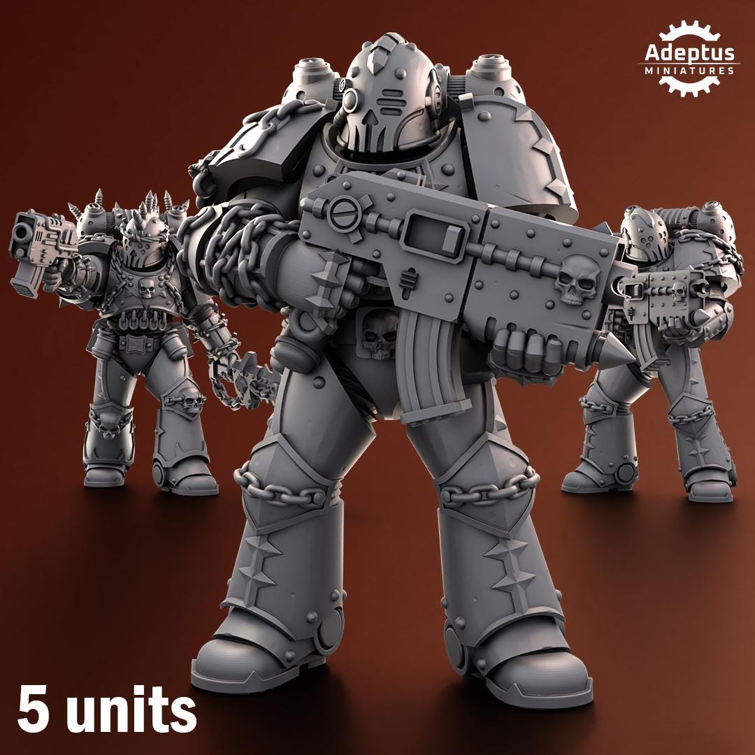 Adeptus Miniatures Chainlords. Chaos Space Knights (Custom Order) - product image 1 of 2