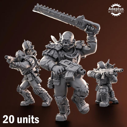 Adeptus Miniatures Shattered Legion. Renegades and Heretics Infantry Squad (Custom Order) - product image 1 of 10