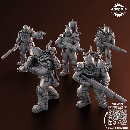 Adeptus Miniatures Shattered Legion. Renegades and Heretics Infantry Squad (Custom Order) - product image 2 of 10