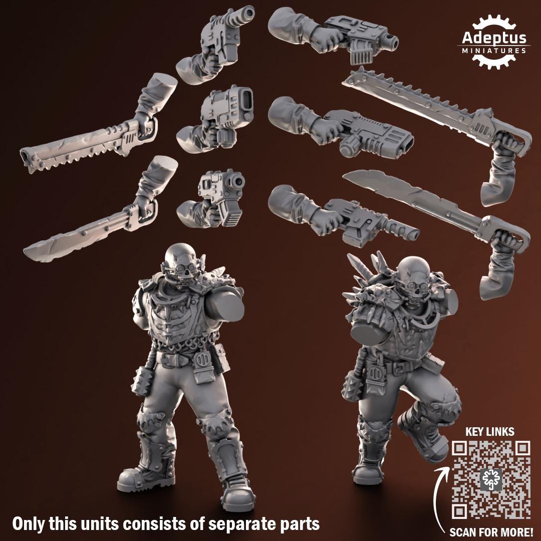 Adeptus Miniatures Shattered Legion. Renegades and Heretics Infantry Squad (Custom Order) - product image 10 of 10