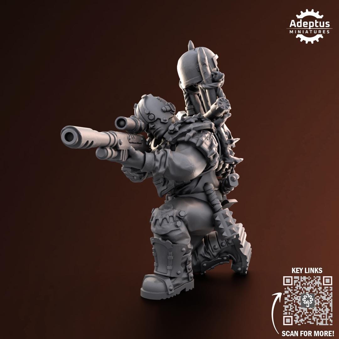 Adeptus Miniatures Shattered Legion. Renegades and Heretics Snipers (Custom Order) - product image 5 of 5