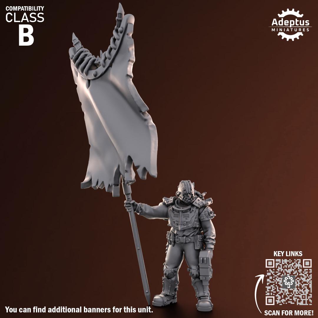 Adeptus Miniatures Shattered Legion. Renegades and Heretics Command Squad (Custom Order) - product image 2 of 9
