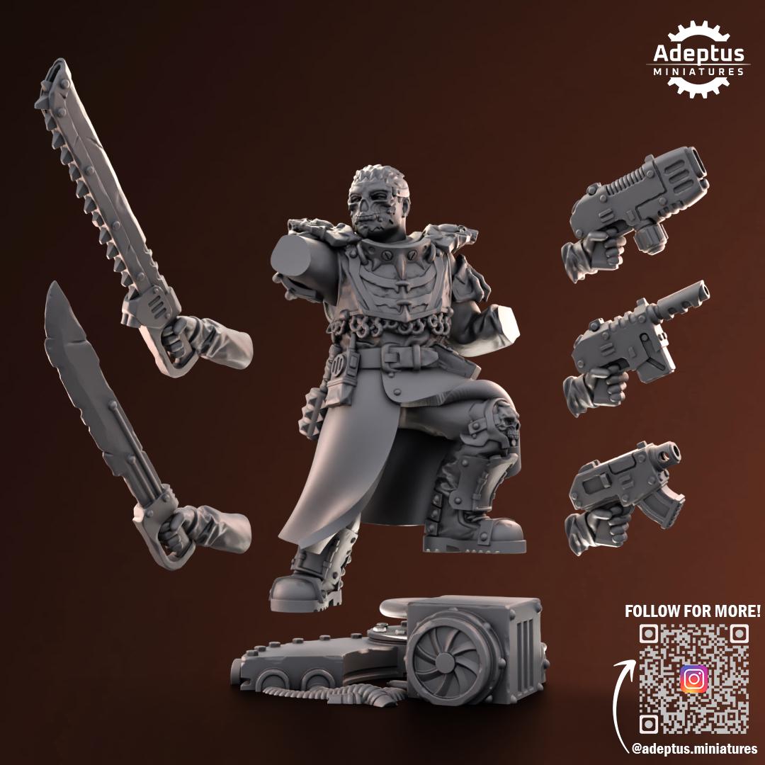 Adeptus Miniatures Shattered Legion. Renegades and Heretics Command Squad (Custom Order) - product image 9 of 9