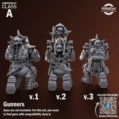 Adeptus Miniatures Shattered Legion. Renegades and Heretics Heavy Weapons Teams x3 (Custom Order) - product image 4 of 8