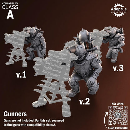 Adeptus Miniatures Shattered Legion. Renegades and Heretics Heavy Weapons Teams x3 (Custom Order) - product image 5 of 8