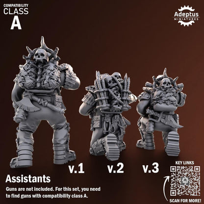 Adeptus Miniatures Shattered Legion. Renegades and Heretics Heavy Weapons Teams x3 (Custom Order) - product image 8 of 8
