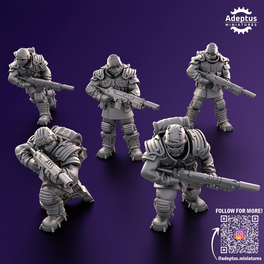 Adeptus Miniatures Stormworn Troops Infantry Squad (Custom Order) - product image 3 of 7