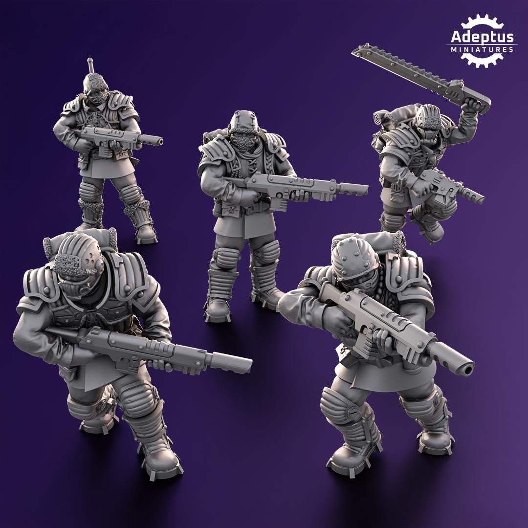 Adeptus Miniatures Stormworn Troops Infantry Squad (Custom Order) - product image 4 of 7