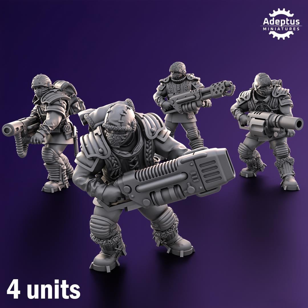 Adeptus Miniatures Stormworn Troops Special Weapons (Custom Order) - product image 1 of 5