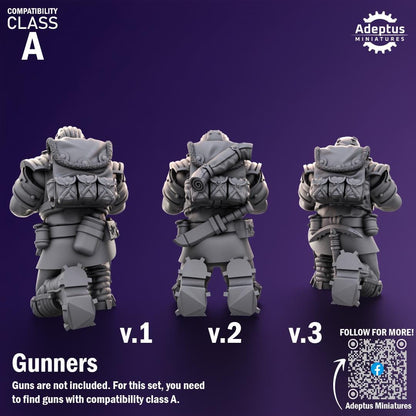 Adeptus Miniatures Stormworn Troops Heavy Weapons Teams x3 (Custom Order) - product image 4 of 8